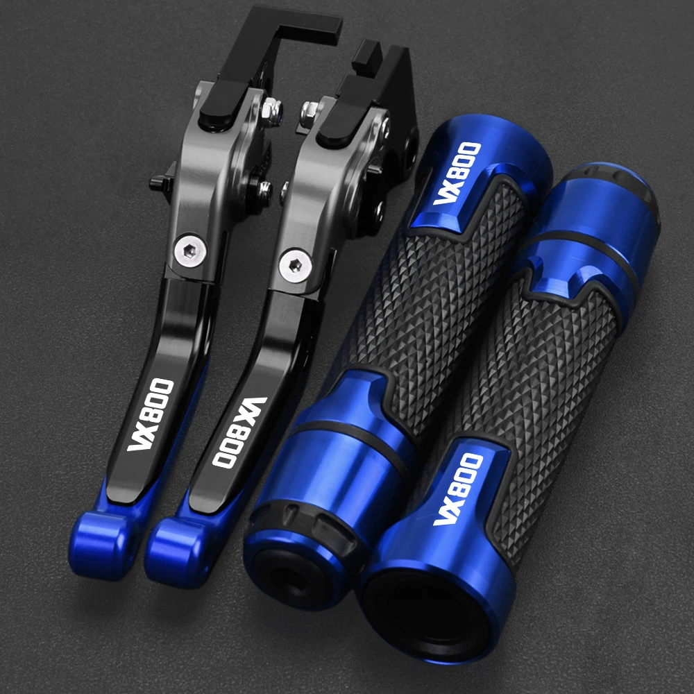 FOR SUZUKI VX800L/M/N/R/TVS51B Motorcycle Handlebar Hand grips Extendable Brake Clutch Lever 1990-1996 1995 1994 1993 1992 1991