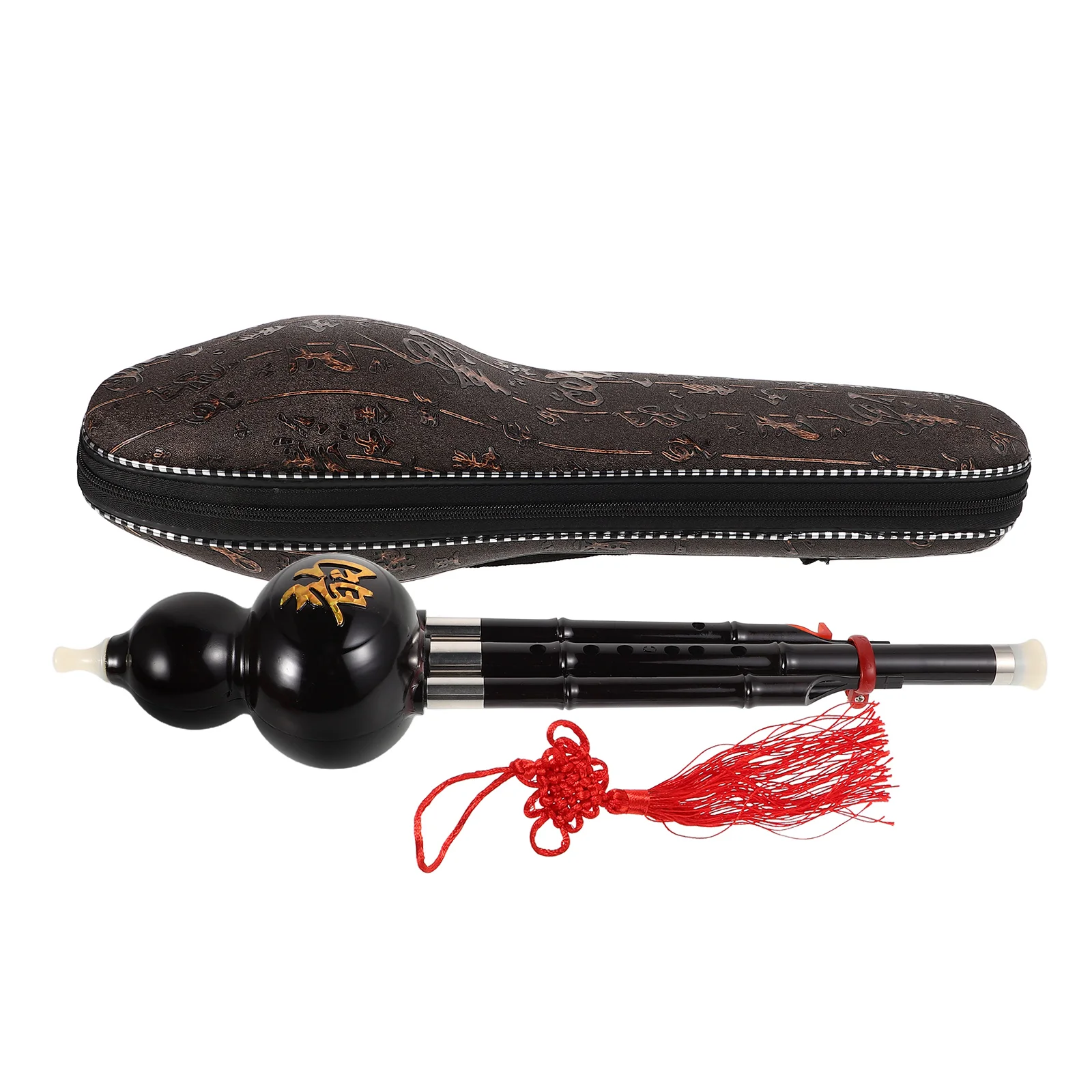 

Gourd Silk C Key Chinese Traditional Instrument Resin Flute Musical Instument for Beginners Kids Packaging Box