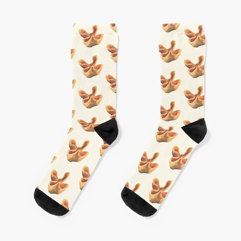 

Crab Rangoon Socks Men's Stockings colored Socks Women's Men's