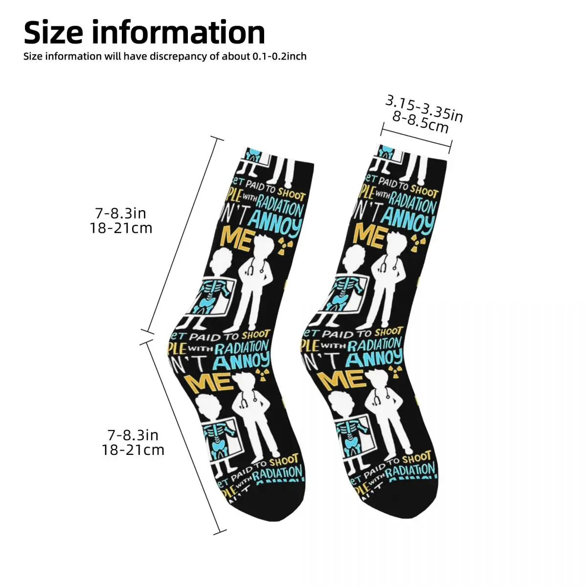 Dont Annoy Me Radiology Radiologist Gift Socks Harajuku Super Soft Stockings All Season Long Socks Accessories for Unisex Gifts
