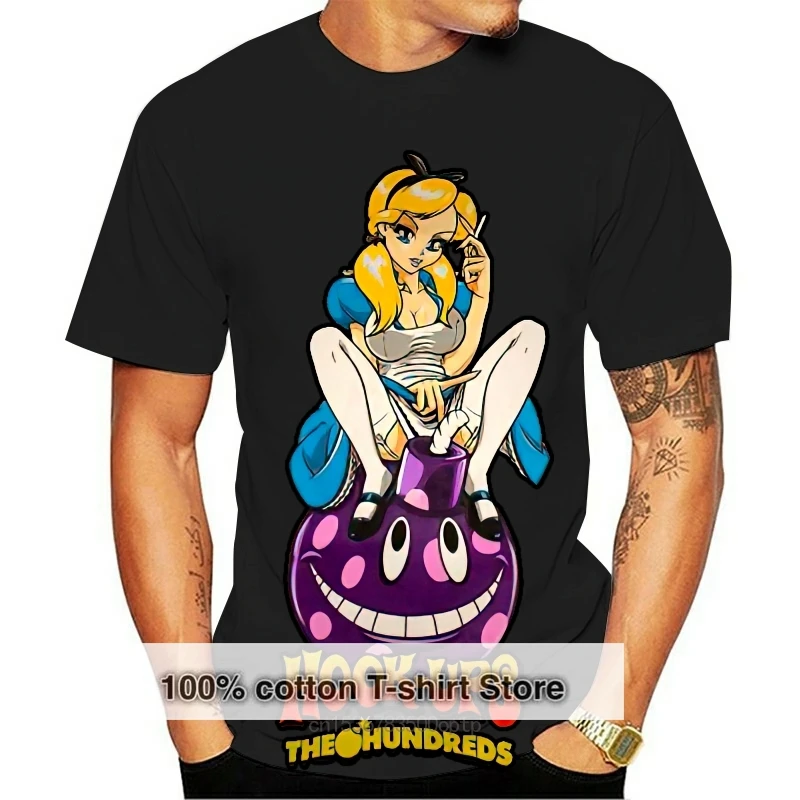 HOOK UPS -  T SHIRT - BLACK - S M L - JK INDUSTRIES RARE NEW WONDERLAND LTD