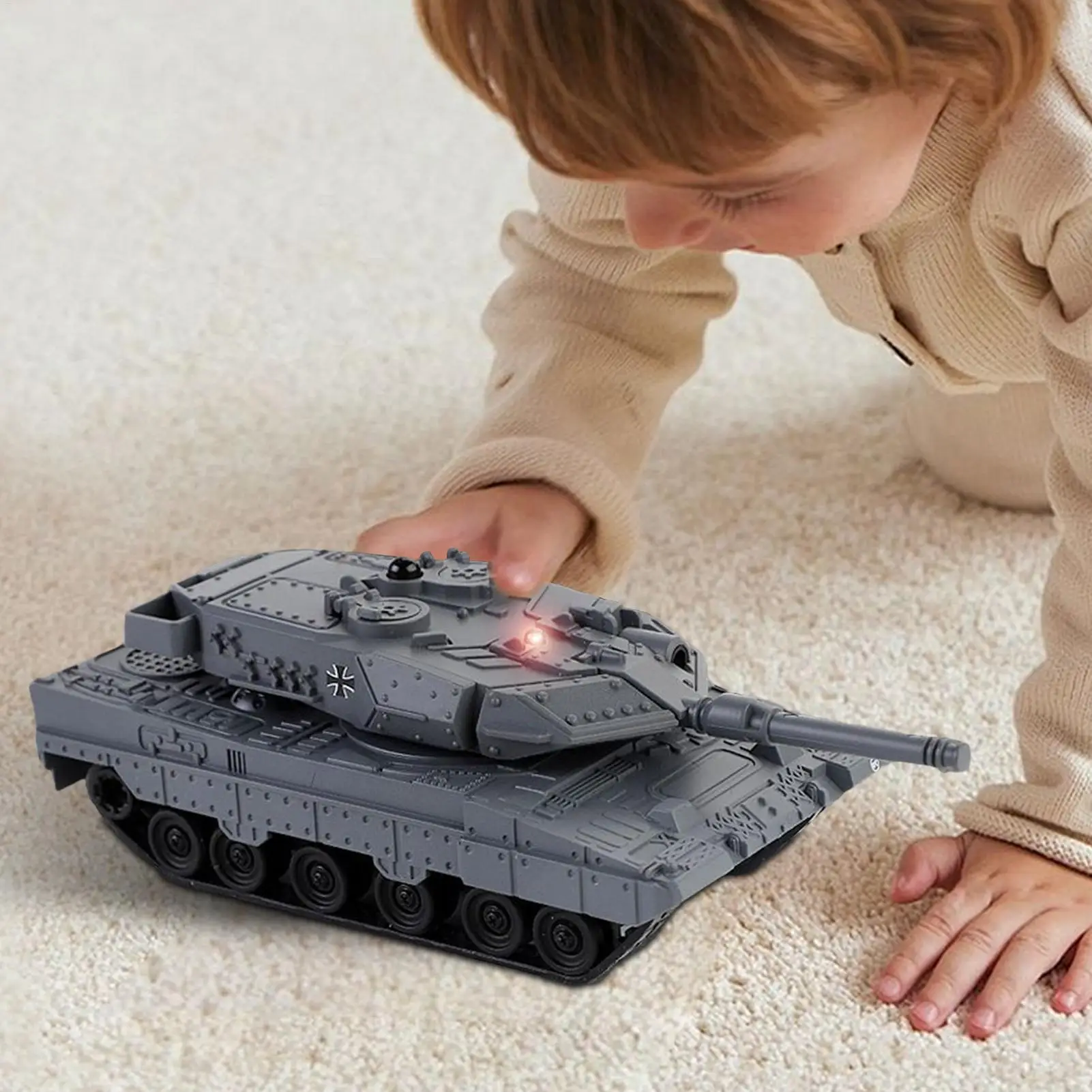 Rc Tanks 2.4Ghz Modello di Auto Modello Ricaricabile Con Rotazione di 360 Gradi Per Hobby Gara di Corse Gioco All'aperto Bambini Adulti Ragazze Ragazzi