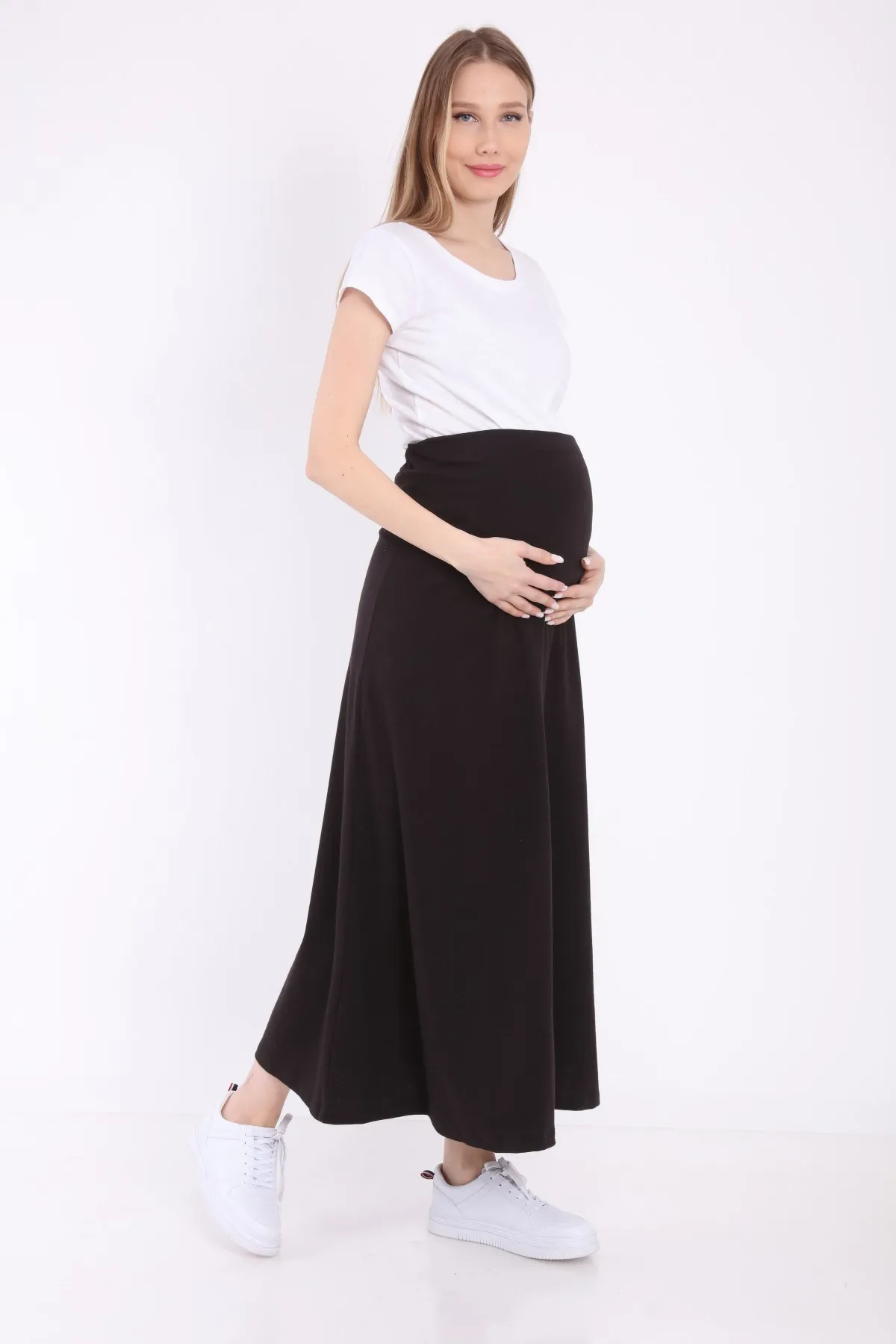 

Luvmabelly MYRA9030 Beli Ayarlanabilir Maternity Skirt-Black