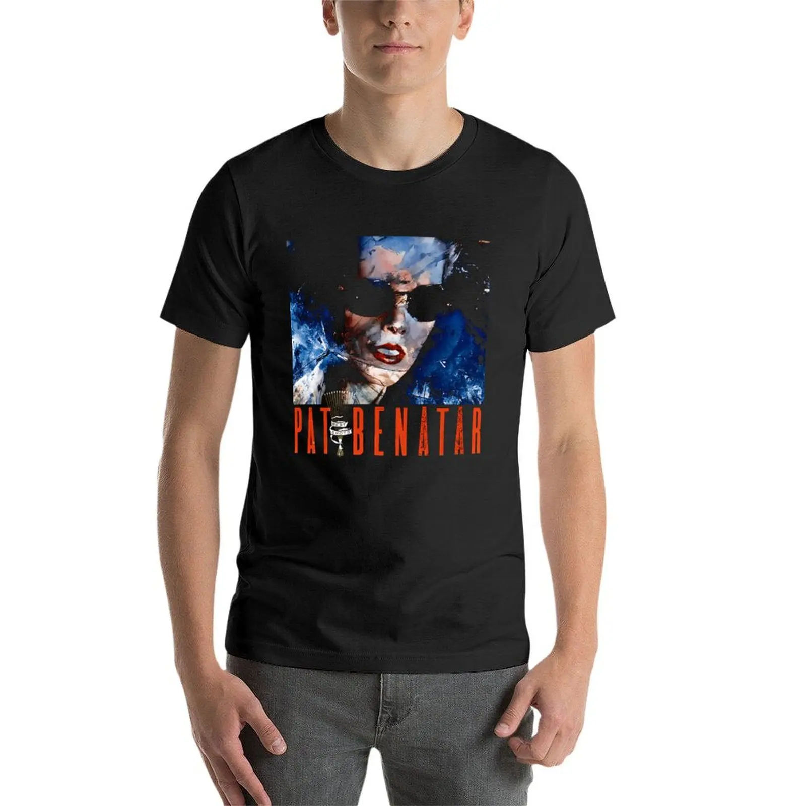 PAT BENATAR-Essential Anime T Shirt para Homens, Roupas, Camisas