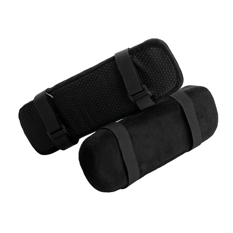2Pcs Office Chair Parts Arm Pad Memory Foam Armrest Cover Cushion Pad For Home Office Chair Comfortable Elbow Pillow Durable