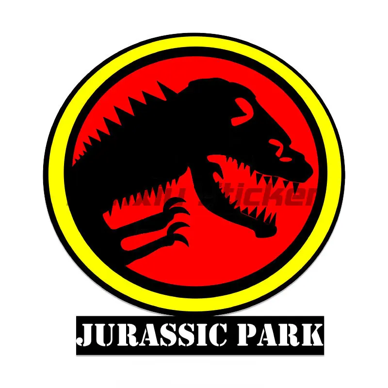 Funny Jurassic Park Dinosaur Creative Car Sticker Pvc Personality Auto Waterproof Accessories Bumper Window Kayak Bicycle Decal