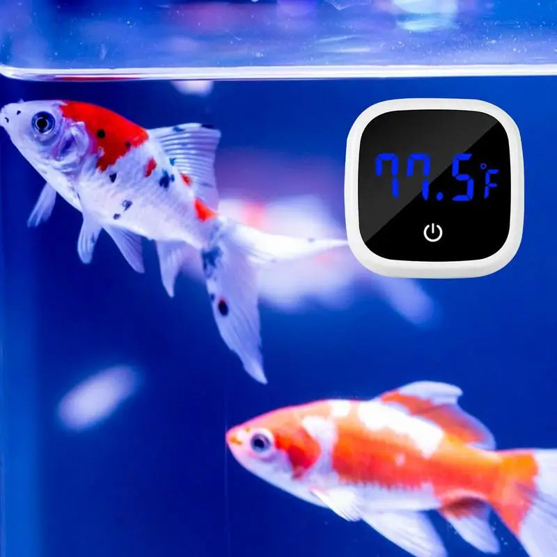 

LCD Digital Aquarium Thermometer Fish Tank Water Temperature Meter Aquarium Temp Detector For Aquatic Fish Axolotl Turtle