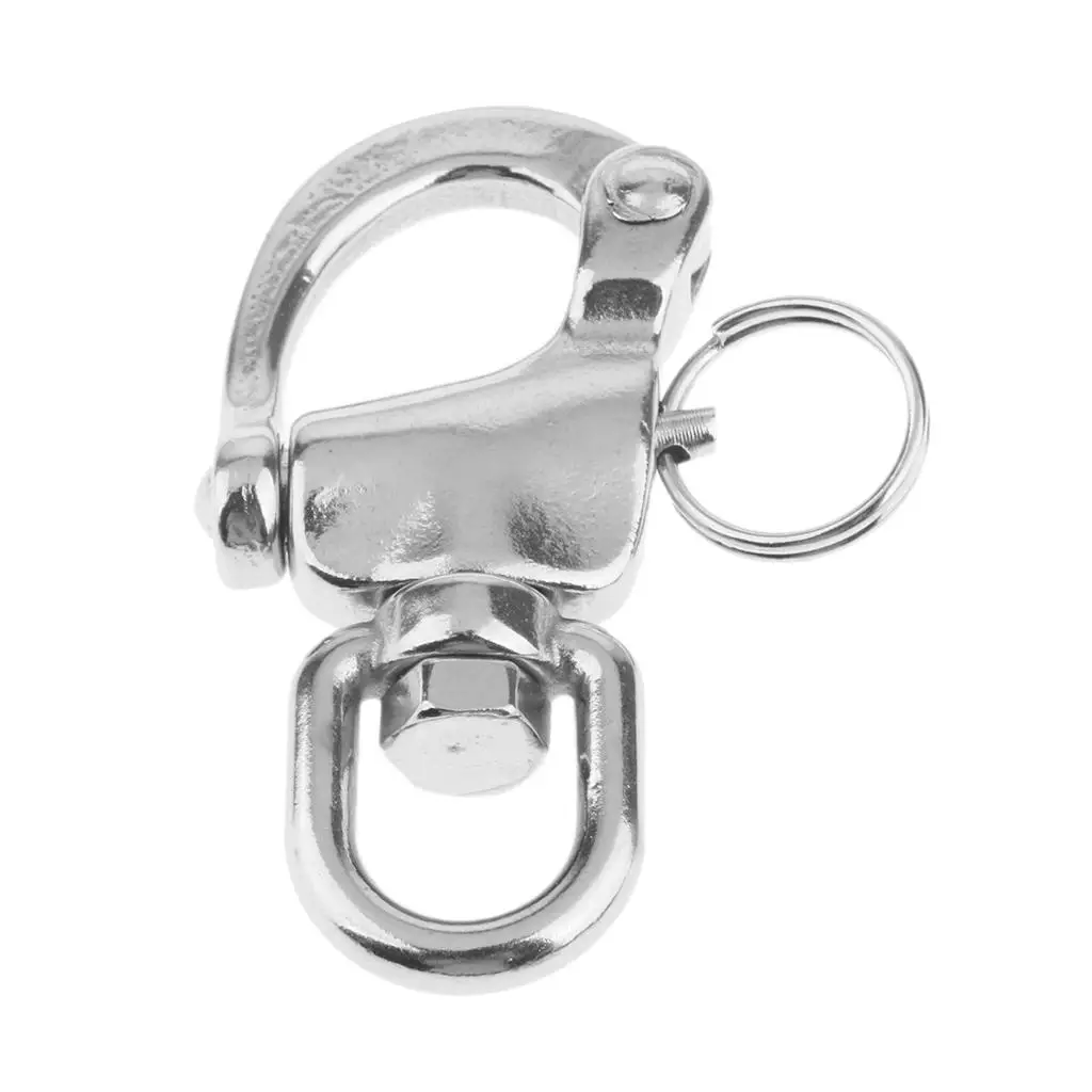 68mm 88mm 124mm 316 Stainless Steel Swivel Snap Shackle - Marine/Sailing/Boat/Yacht