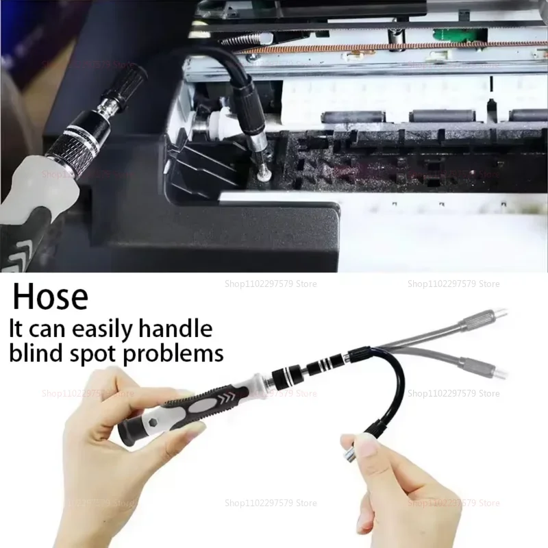 Set de Destornilladores de Precisión de 115 en 1 para Reparación Electrónica, Kit de Herramientas DIY para Celulares, Laptops, PC, Relojes y Gafas 5