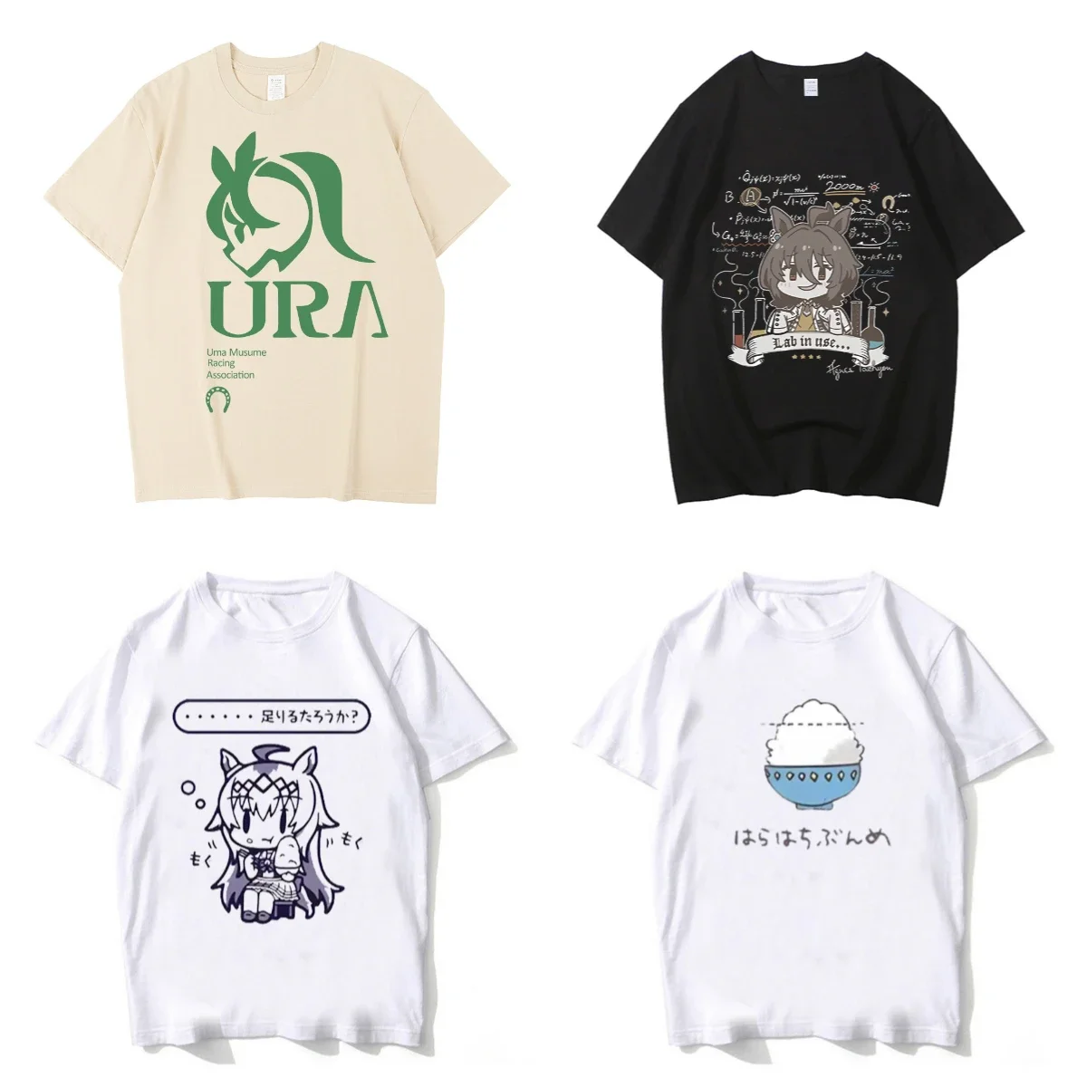 

Uma Musume Pretty Derby аниме футболки манга Umamusume графический женский милый топ мужская футболка с короткими рукавами летняя каваи