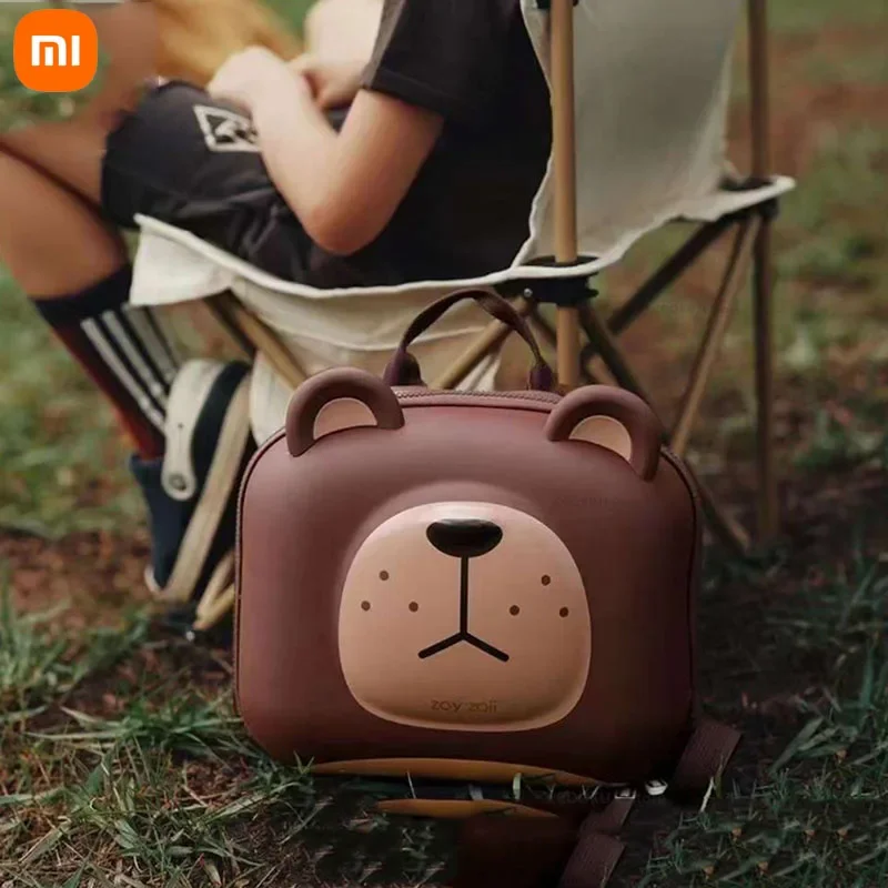 New Xiaomi Children Schoolbag Primary School Backpacks Forest Animal Cartoon Kindergarten Ridge Protection Lightweight Backpack