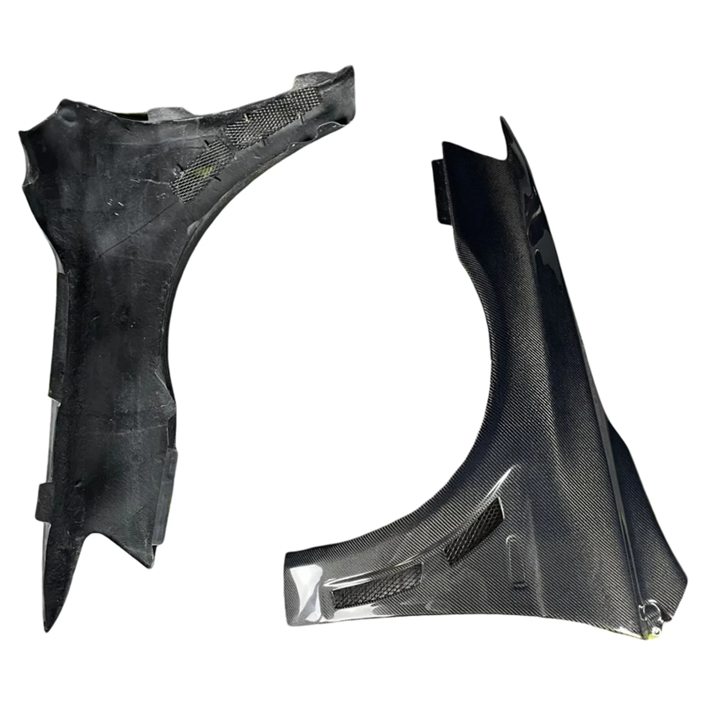 

Car front Fender for Mitsubishi Lancer 2008-2015 convert carbon fiber Wheel Eyebrow Mudguard Lip Body Kit Protector Mud Guard