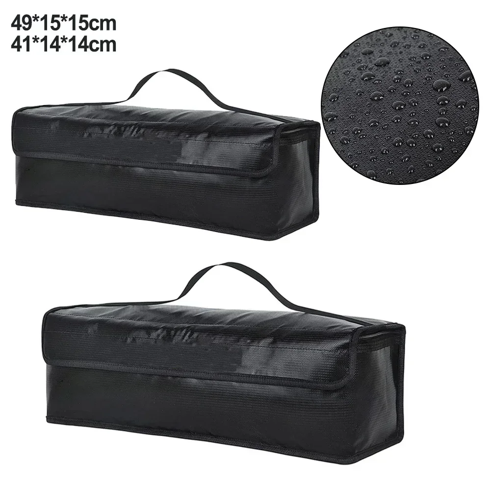 Hot Battery Portable Fireproof ExplosionProof Safety Storage Bag Fire Resistant For Hailong EBike LithiumBattery For 36V 48V Bat