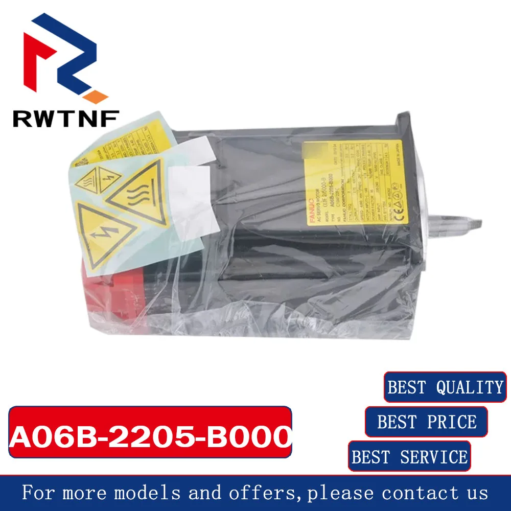 Brand New Genuine A06B-2205-B000 FANUC Electric servo motor,100% original warehouse stock