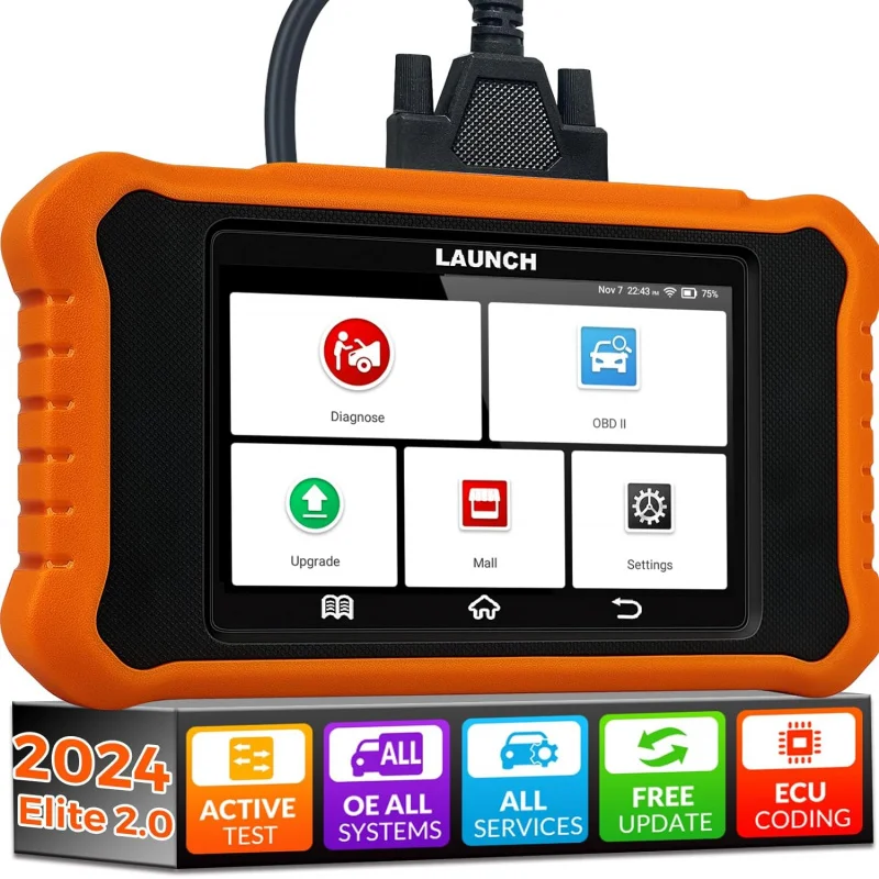 Creader Elite 2.0 For BBA Full System 12V Auto Diagnostic Tool OBD2 EOBD Car Scanner All Service Code Reader