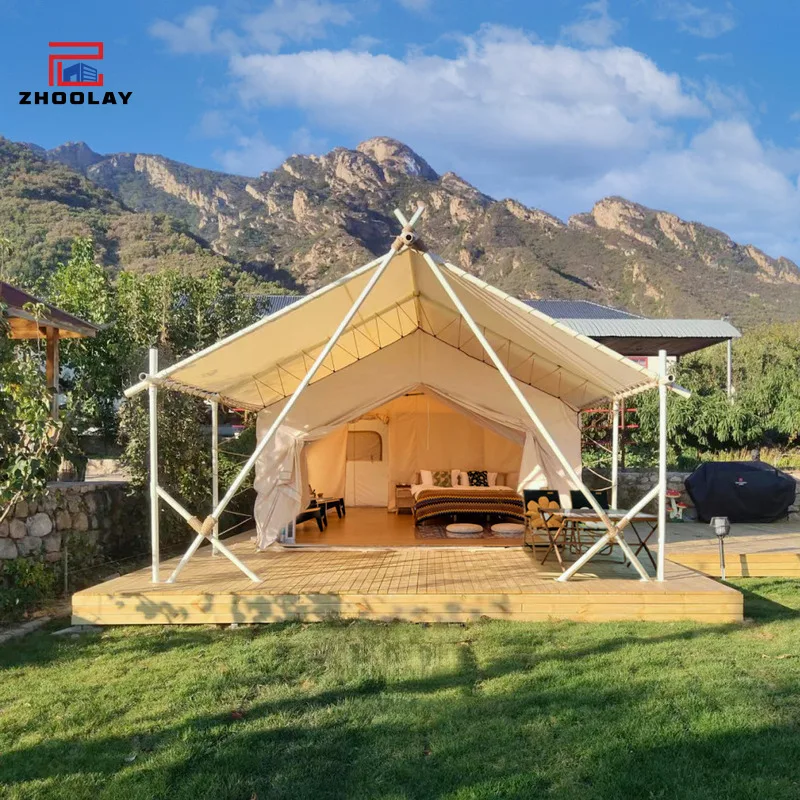 Hotel Couple Nomad Resort Vacation Outdoor Leisure Large Camping Tent