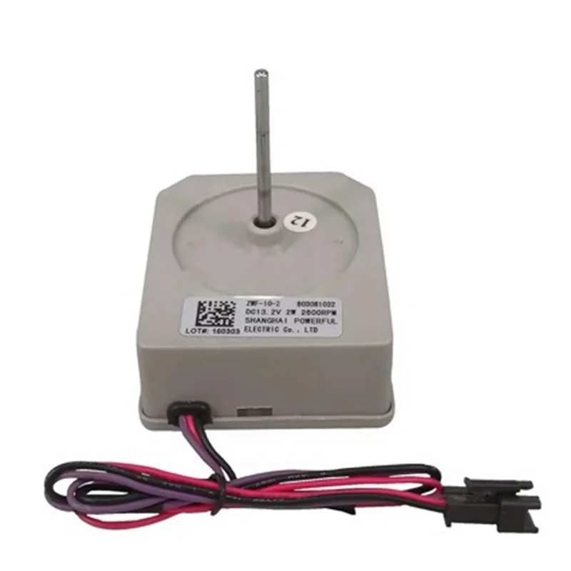 【مشعبية】مروحة محرك تيار مستمر لمحرك مروحة الثلاجة بباب مزدوج Meiling ZWF-10-2 B03081032 DC13.2V 2W