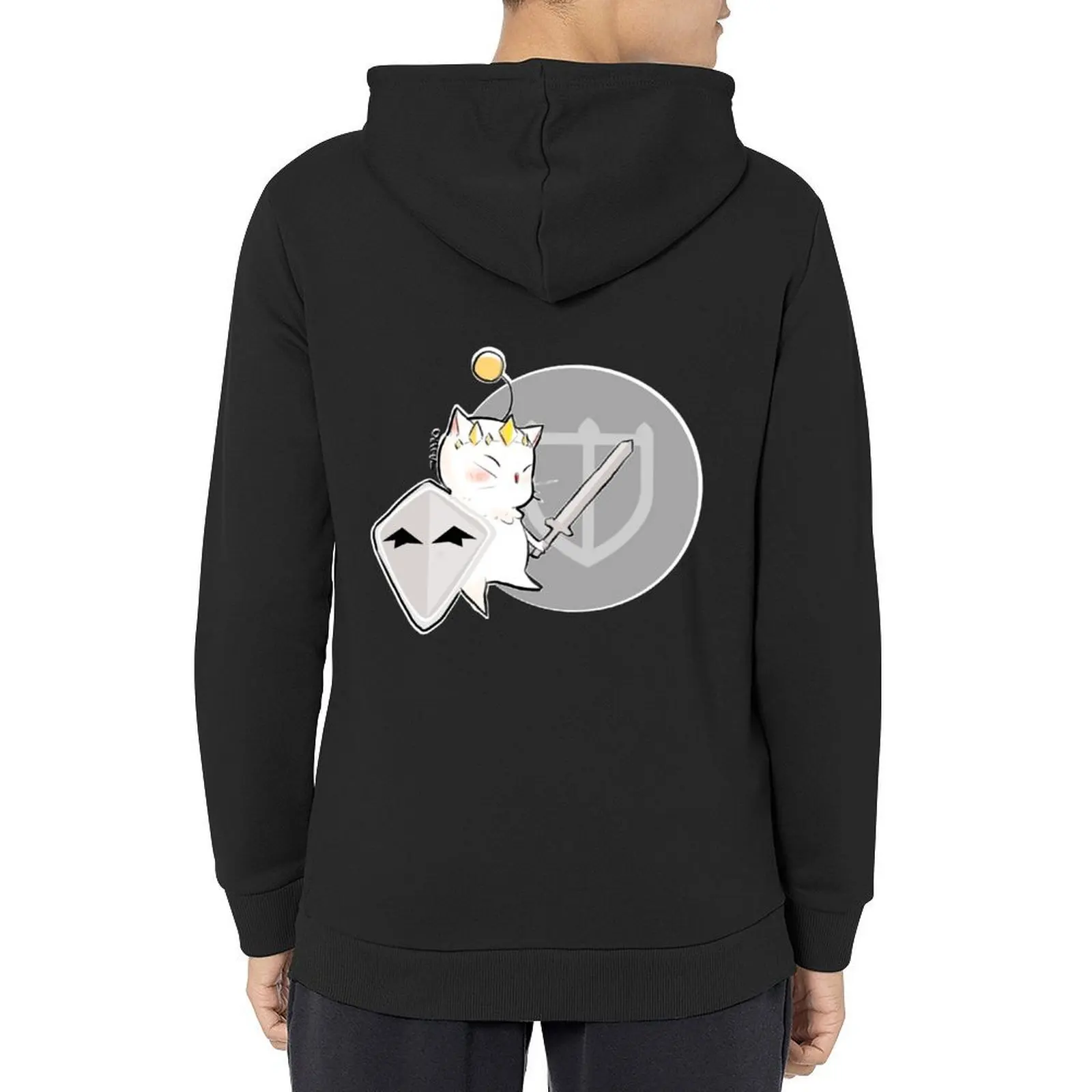 

PALADIN MOOGLE FFXIV Hoodie men's autumn clothes men's winter sweater korean clothes male clothes hoodies for men high quality