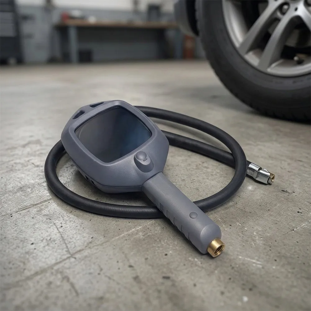 Digital Tire Pressure Gauge with Industrial Grade Materials Backlit Screen and Thumb Operated Deflation for Accurate On-Site Use