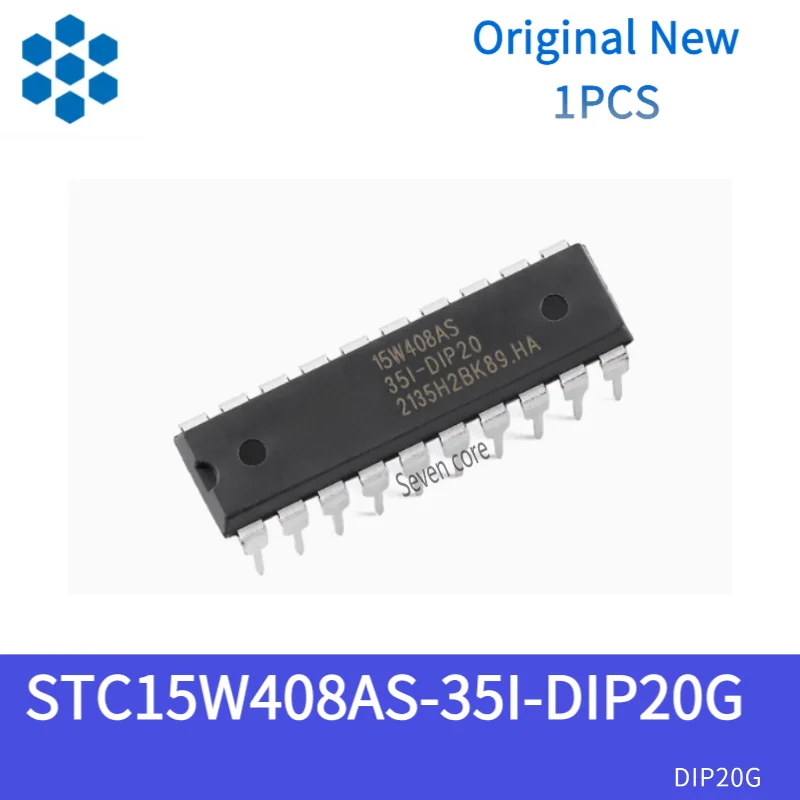 

Original New 1pcs STC15W408AS-35I-DIP20G - Enhanced 1T 8051 Microcontroller MCU