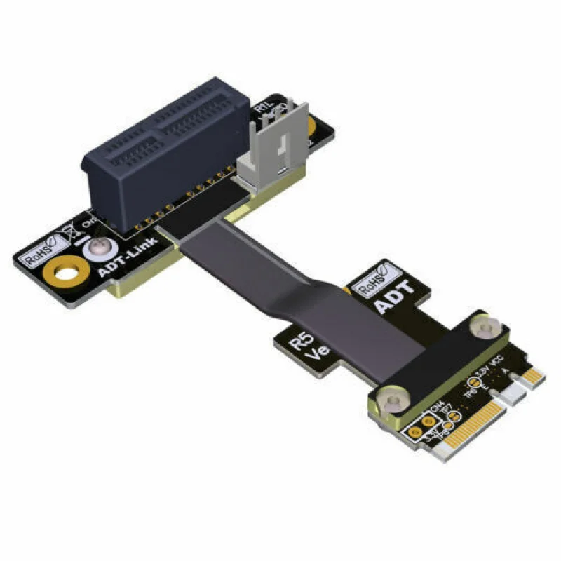 Z ADT-Link M.2 WiFi A.E Key Adapter M.2-AEkey to PCIE X1 Adapter Extension Cable