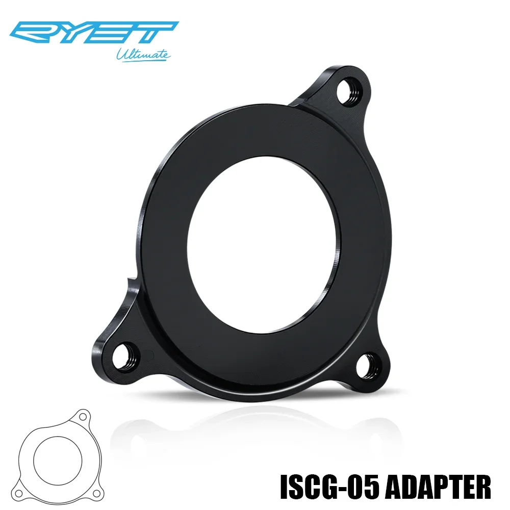 RYET ISCG-05 Adapter BSA Threaded BB Mount Chainguide Bracket CNC Aluminum Lightweight MTB Downhill Bike Parts