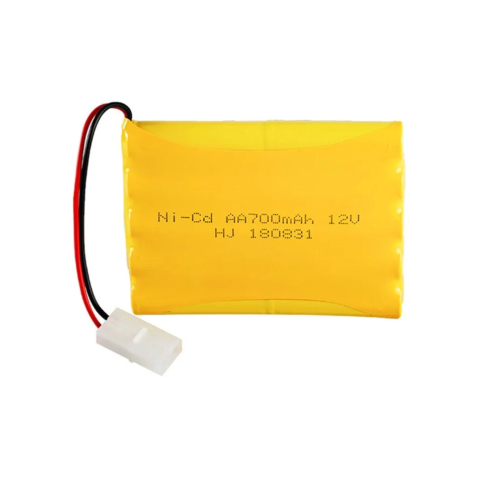 12v 700mah NI-CD Batterij AA 12v batterij voor RC speelgoed Auto Boot PISTOOL TANK Vrachtwagens Treinen RC speelgoed model Batterij Tamiya/SM/JST Plug