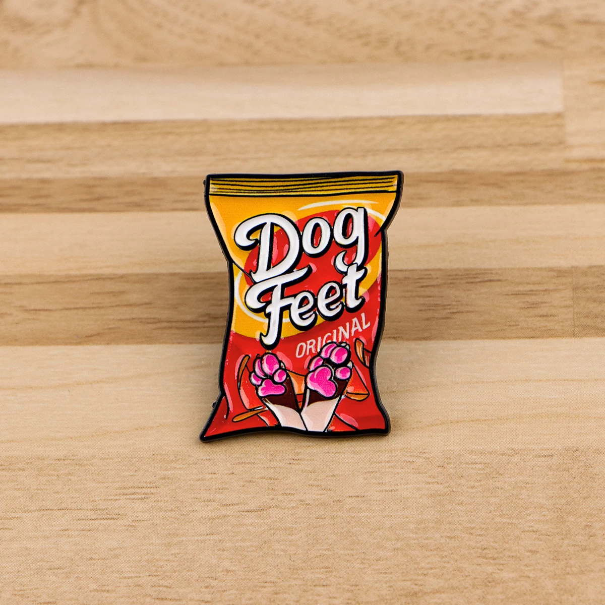 Black Cat Joker Enamel Pin Frog Potato Chip Dog Paw Brooch Pines Lapel Pins Badge on Backpack Clothing Accessories Jewelry Gifts