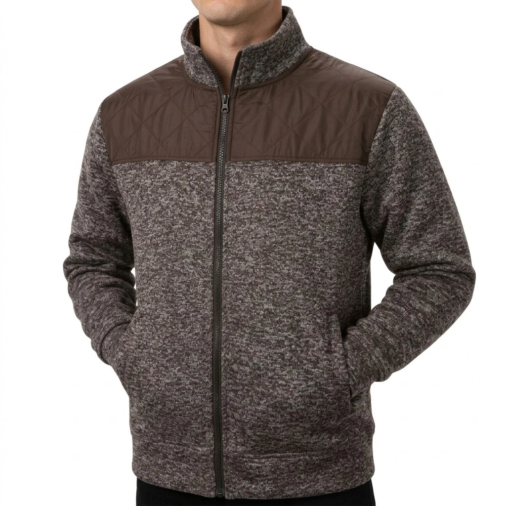 Autumn Men's Stand Collar Sweatshirts Jacket Slim Fit Cardigan Coats Casual Zip Up Sportswear Outdoor Tracksuit Men's Clothing