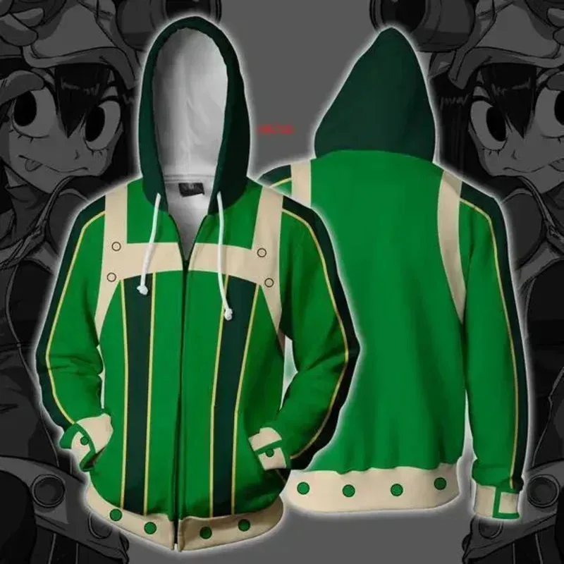 Boku no My Hero Academia Sweatshirts Men Hoodies 3D Printing Hoodie Hip Hop Casual Funny Tracksuits Japanese Cosplay Costume5;c, - view 5