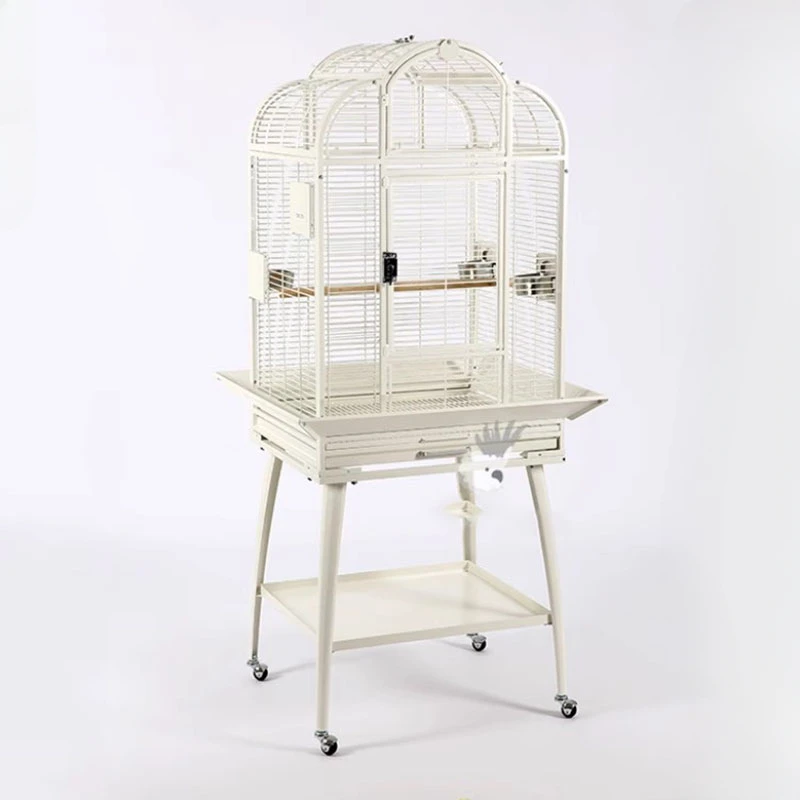 

Parrot Bird Cage Feeder Playground Aviary Metal Bird Cage Shelter Protective Pet Pigeons Domy I Siedliska Decorative Home Cages