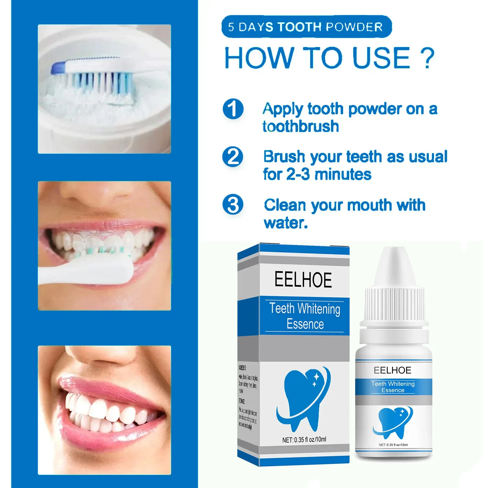 Cleaning Tooth Whitening Essence Effective Remove Plaque Serum Yellow Teeth Tooth Stains Removal Serum Fresh Breath Toothpaste