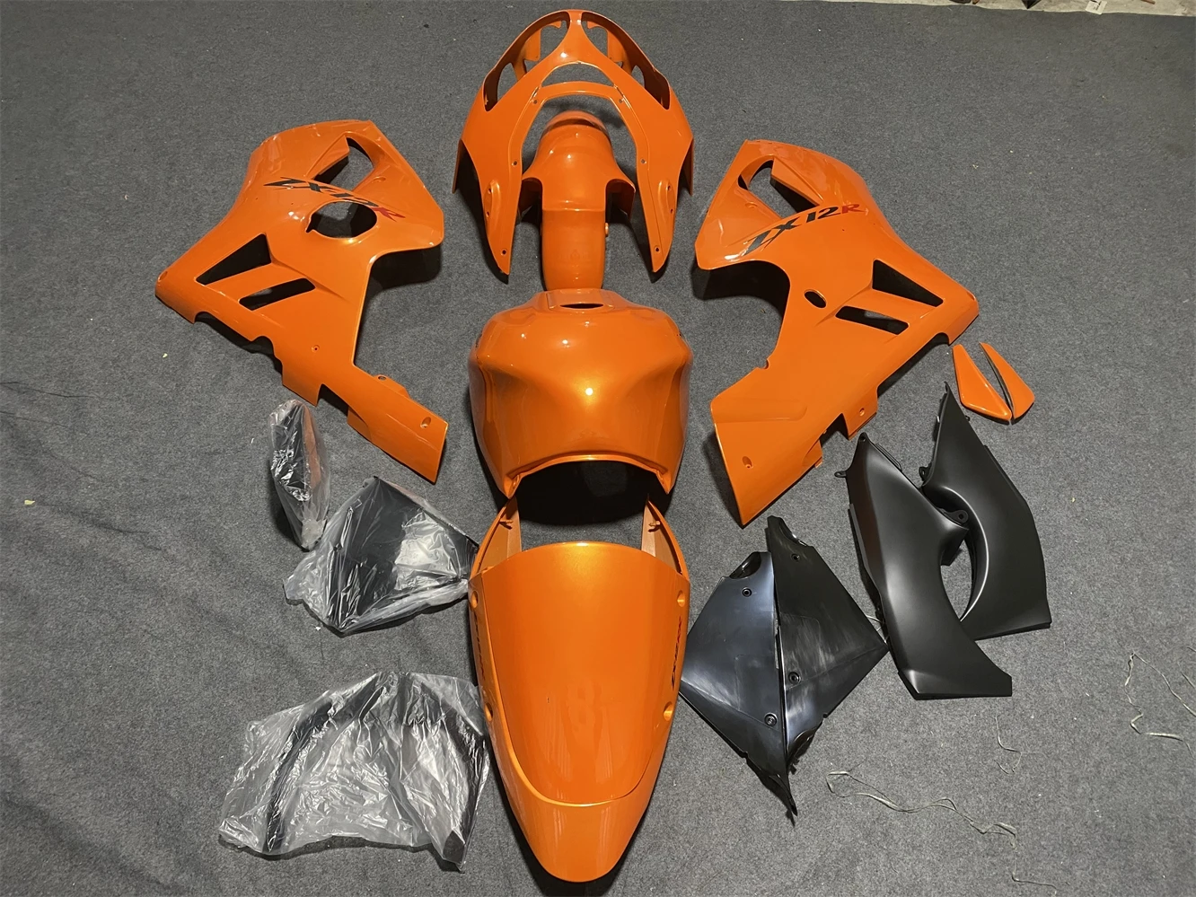 New ABS Whole Motorcycle Fairings Kit fit for ZX-12R ZX12R zx 12r ZZR1200 2000 2001 Bodywork full fairing kit set zxmt