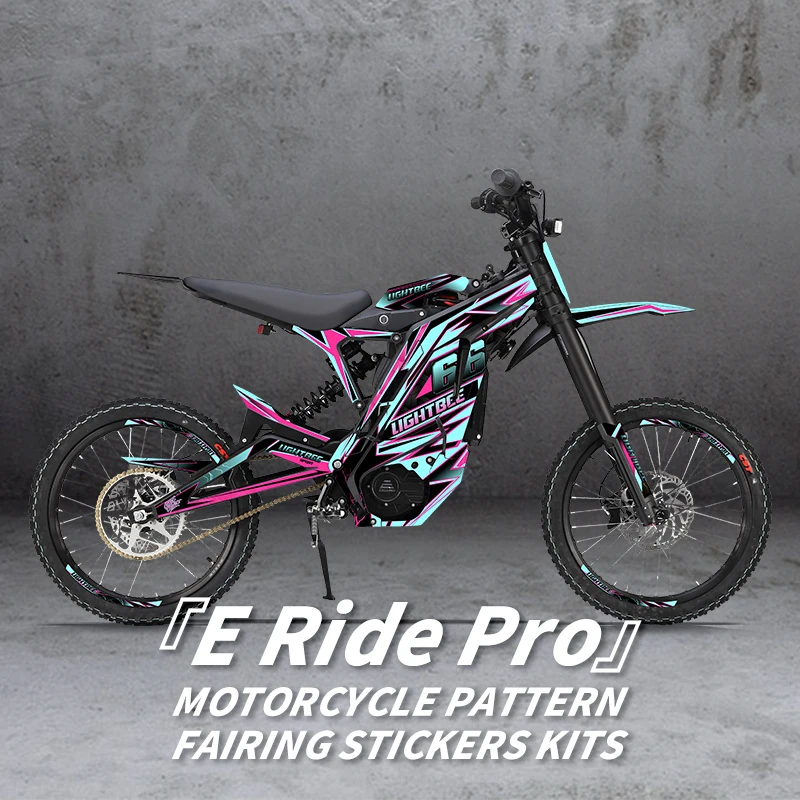 

For E RIDE PRO SS Printed stickers electroplating material dazzling light change motorcycle decorative accessories