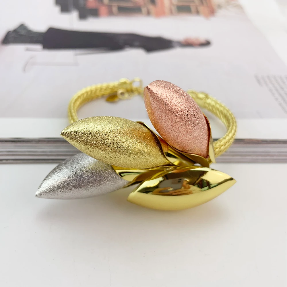 طقم مجوهرات برازيلي مطلي بالذهب من إيما للنساء، قلادة أفريقية فريدة من نوعها، أقراط، سوار، خاتم، مجموعة مجوهرات الزفاف، هدايا #6