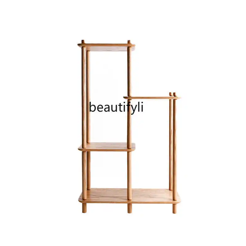 Solid Wood Connecting Cat Tree Japanese Style Wall Floor-Standing Rack Cat Climbing Frame