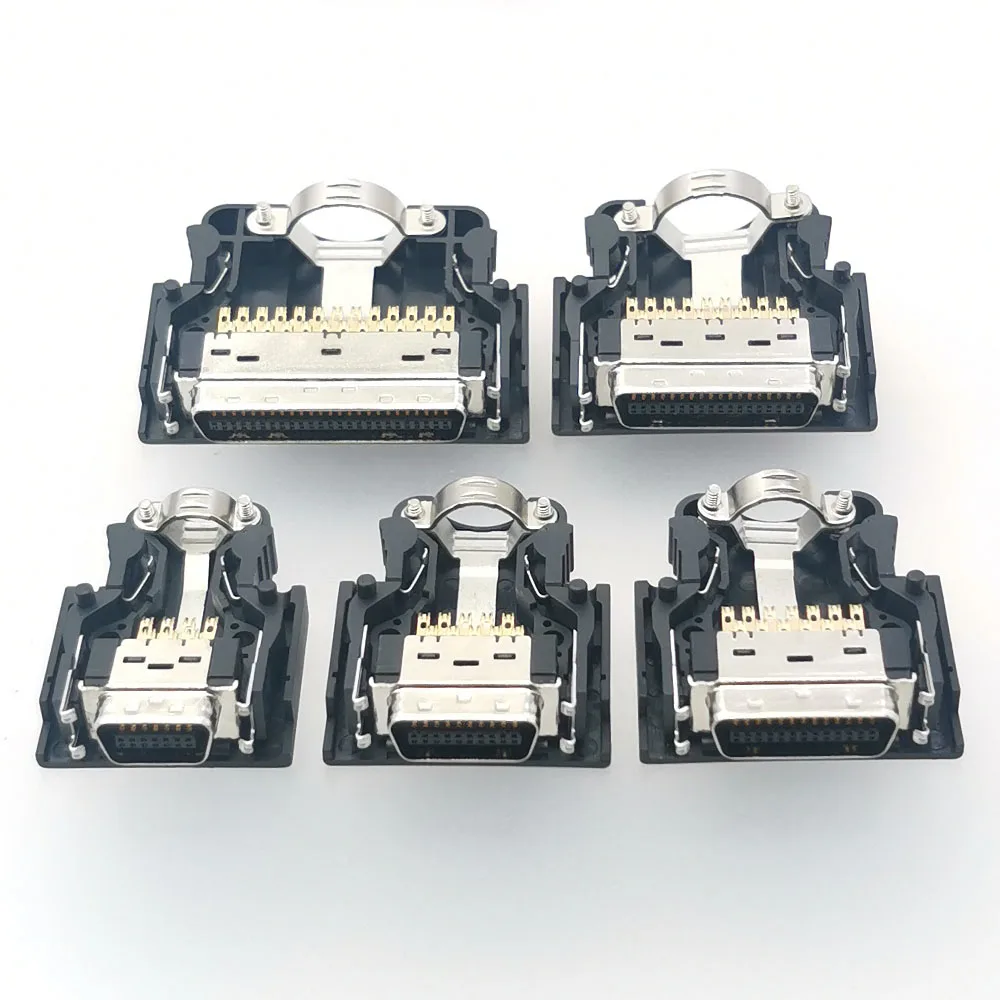 스냅 타입 서보 커넥터, MDR 14 20 26 36 50 핀 수 플러그, 파나소닉 야스카와 미쓰비시 서보 모터 구동 제어 커넥터