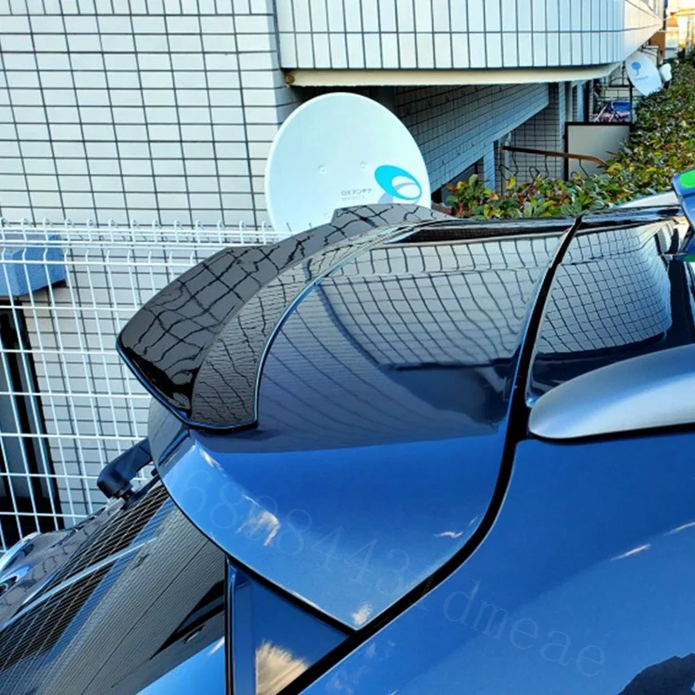 

Unversival Spoiler For Alfa Romeo 159 Sportwagon ABS Plastic Carbon Fiber Look Hatchback SUV Roof Rear Wing Body Kit Accessories