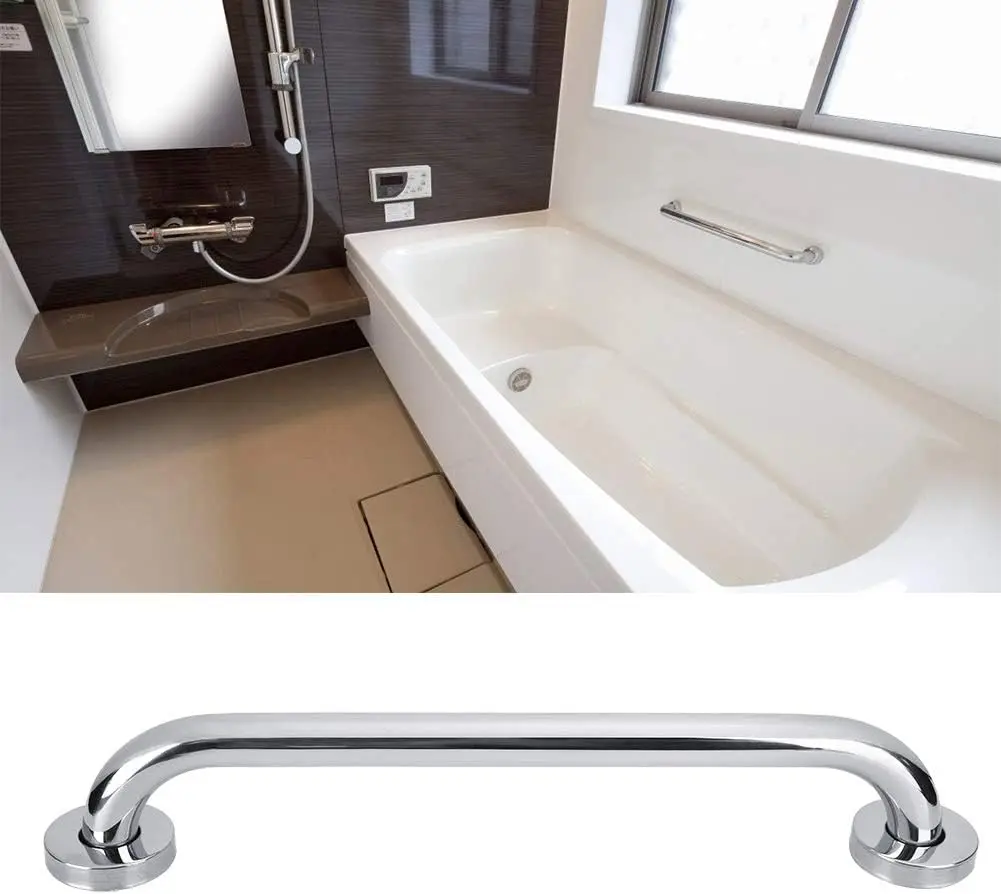 Stainless Steel Shower Grab Bar,Safety Hand Rail Support Easy to Grasp for Pregnant Women and The Elderly,disability equipment