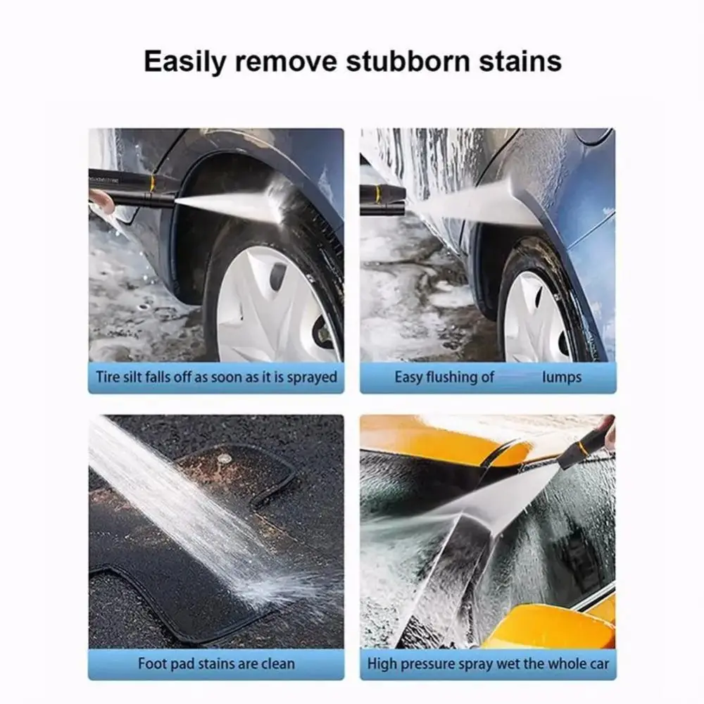 Portable Car Wash Nozzle Direct Spray Adjustable Garden Watering Hose Durable Lightweight Direct Spray Nozzle Car Wash