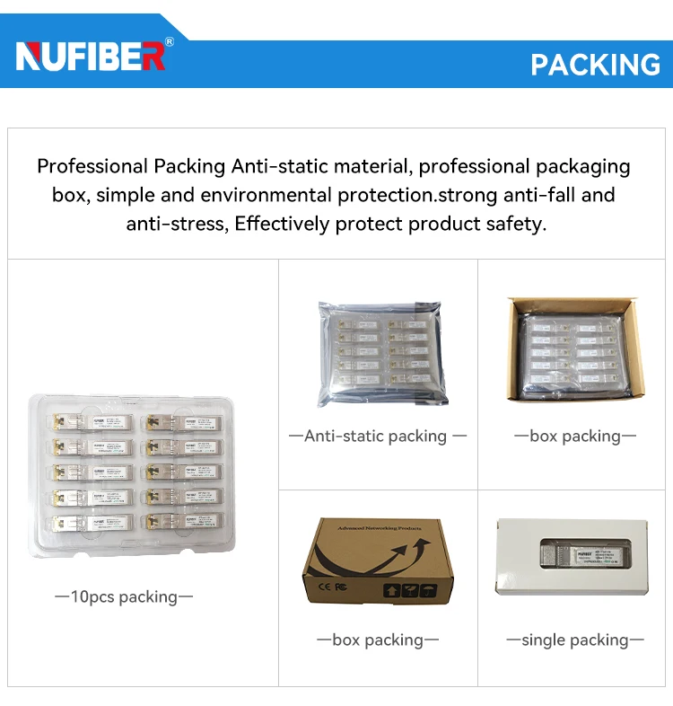 وحدة إرسال واستقبال 622M SFP 150 كجم مع جهاز إرسال ليزر 1550 نانومتر