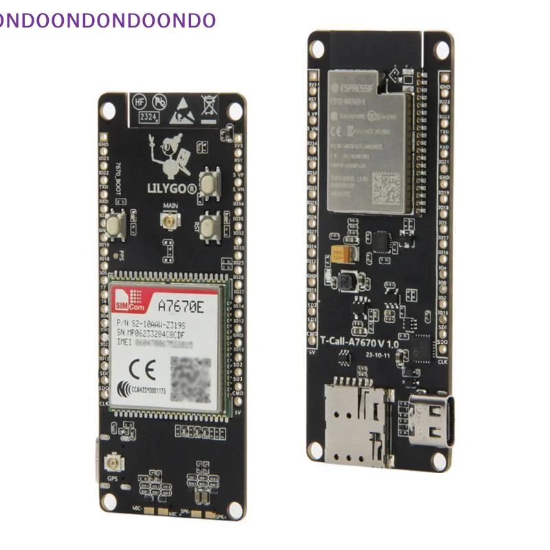 

T-Call A7670e ESP32 4G LTE Development Board High Accuracy GPS Open Source for Home Automation DIY Electronic Experiments