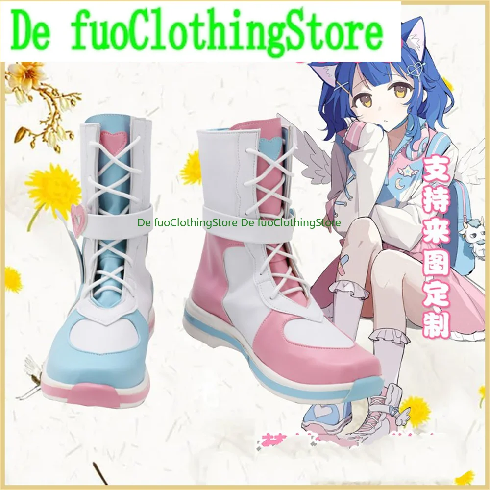 

Vtuber YouTuber Amamiya Kokoro Cosplay Shoes Boots Game Anime Halloween Chritmas DefuoClothing Shoes Store