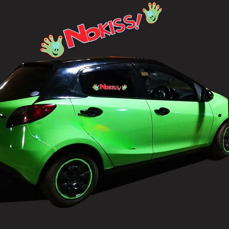 Nokiss Glow Panel Light Emitting Window Racing Car Sticker Windshield Decorative LED Light Accessories Parts Component