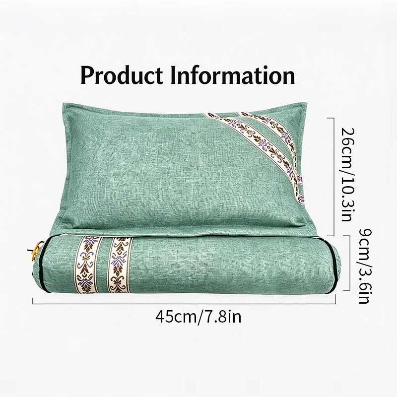 Mugwort Sleep Aid Pillow, 2-in-1 Separable Design, Neck Care, Fits Neck & Shoulder Curve, Green Healthy Eco-Friendly Pillow Core