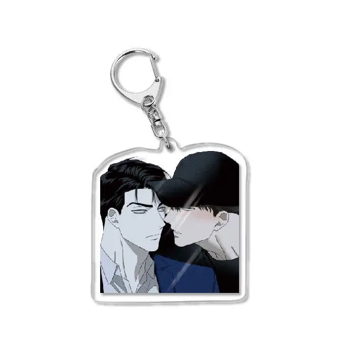 Under the Green Light Matthew Raynor Acrylic Keychain Couple Bag Pendant Charm For BL Fans Gift Backpack Pendant New Key Ring view 2