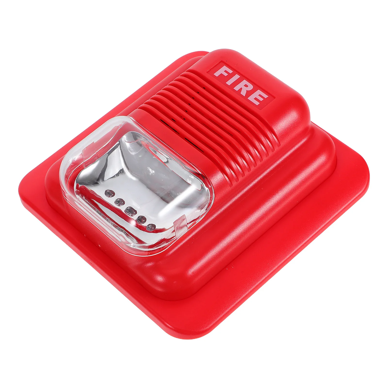 Fire Alarm With Loud Strobe Light Compact Portable Emergency Siren For Home Office Outdoor Safety