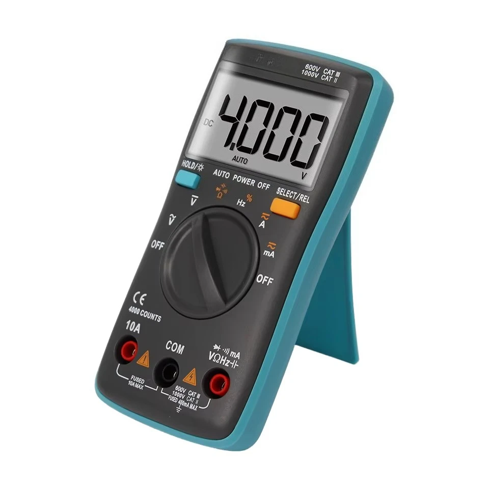 Multimeter Digital Pintar ZT100 dengan Bluetooth LCD Multimeter AC 4000 Counts Fitur Rentang Otomatis
