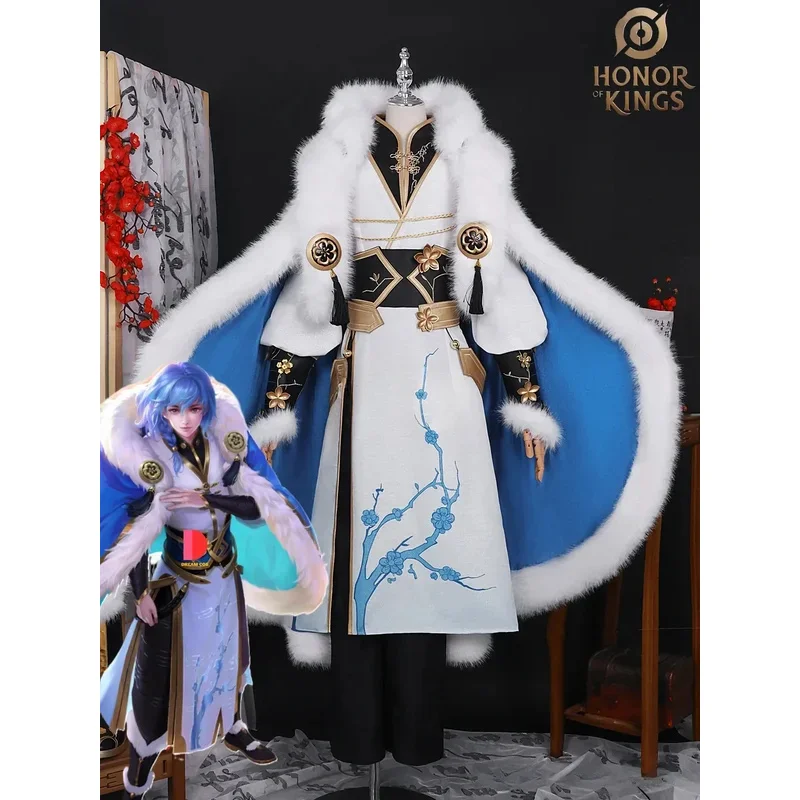 

Honor of Kings Yixing Cosplay Costume Treading Snow to Seek Plum Anime Game Hanfu Outfit High Quality for Fans Role Play Event