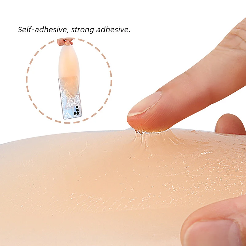 1Pair Reusable Silicone Thigh Tapes, Unisex Invisible Body Pads, Anti-friction Thigh Patches, Rubbing Stickers, Outdoor